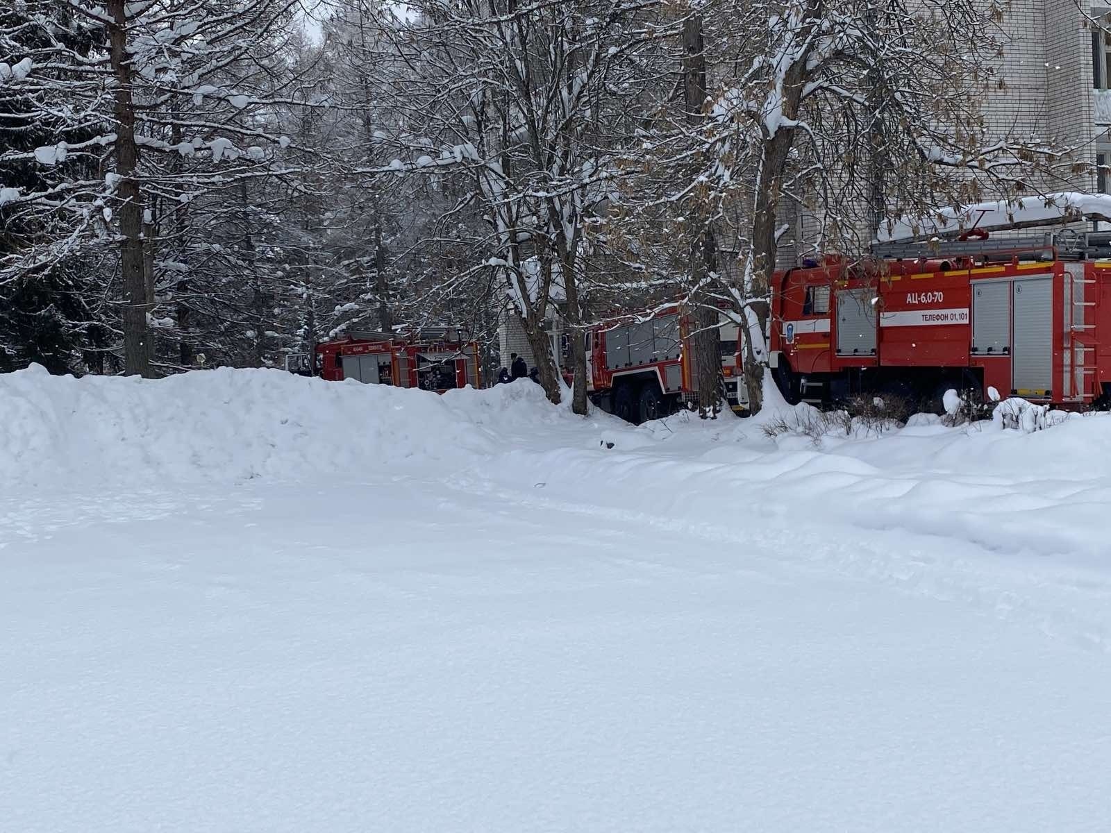 Загорелся санаторий «Зеленый городок» | 28.01.2022 | Новости Иваново -  БезФормата