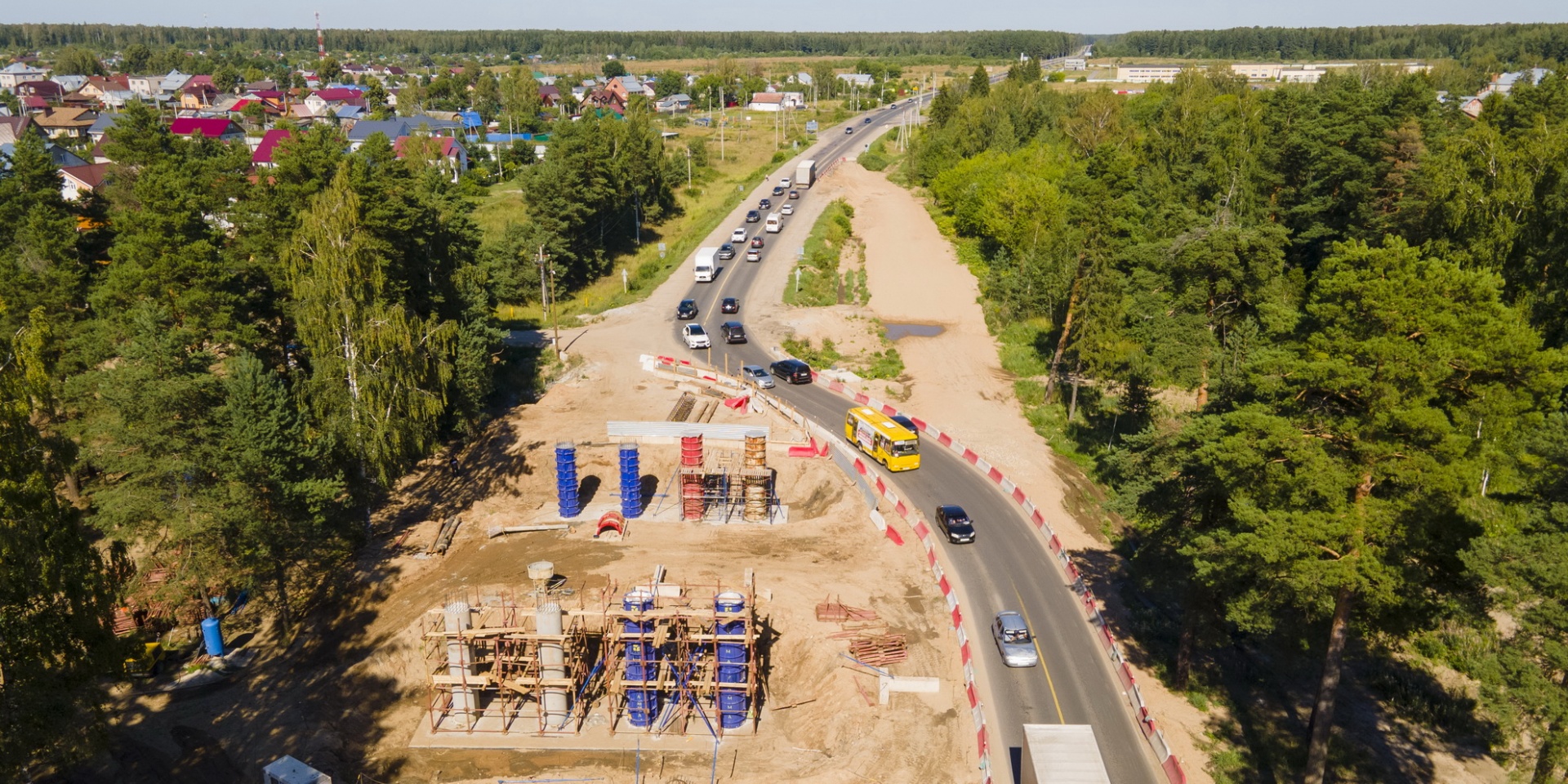 В районе строительства путепровода через железнодорожный переезд около м.  Горино изменится схема движения транспорта | 17.08.2022 | Новости Иваново -  БезФормата